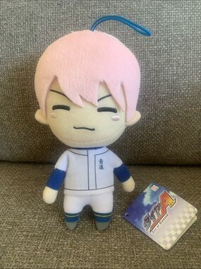 Ace of Diamond Kominato Haruichi Furyu Mascot Plush Stuffed 6” Doll New Tag